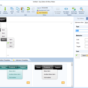 Easy Button & Menu Maker